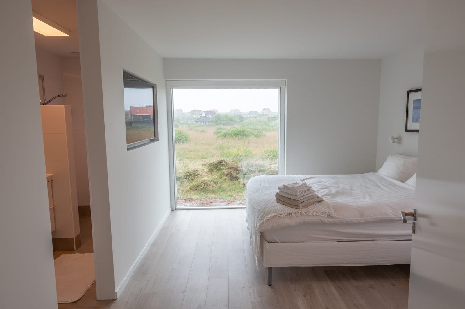 Comfortabele slaapkamer vakantiehuis Apenstaartje Terschelling Midsland aan Zee