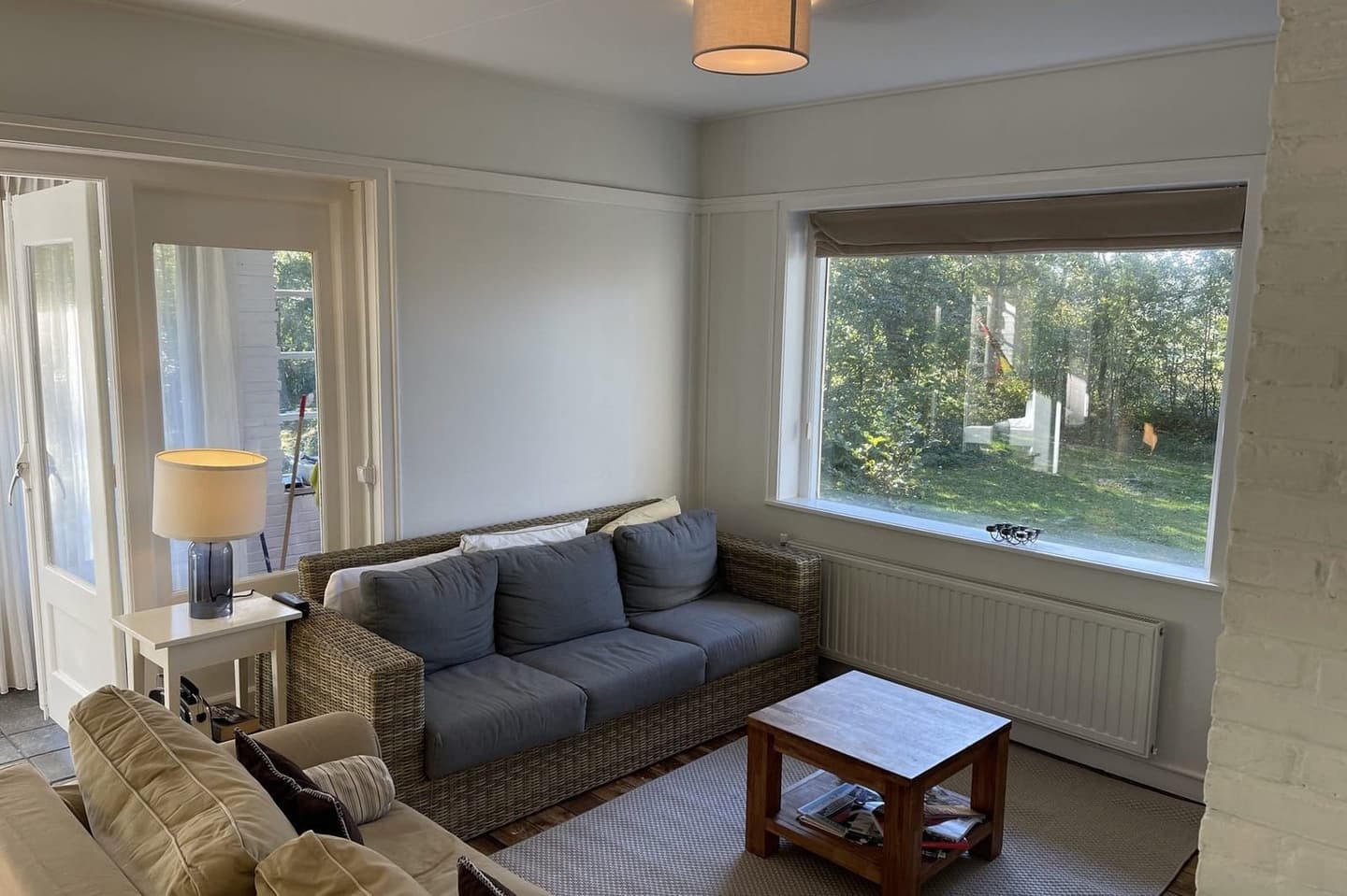 Rustieke woonkamer vakantiehuis Duinhuis Midsland Noord Terschelling