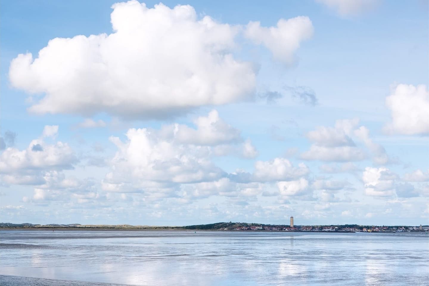 Terschelling landschap, vakantie op het eiland Waddeneiland