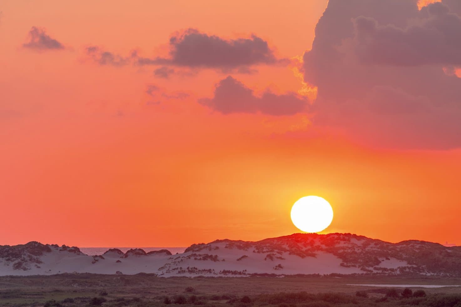 Wad Terschelling bij schemering, rustgevend Waddeneiland vakantie